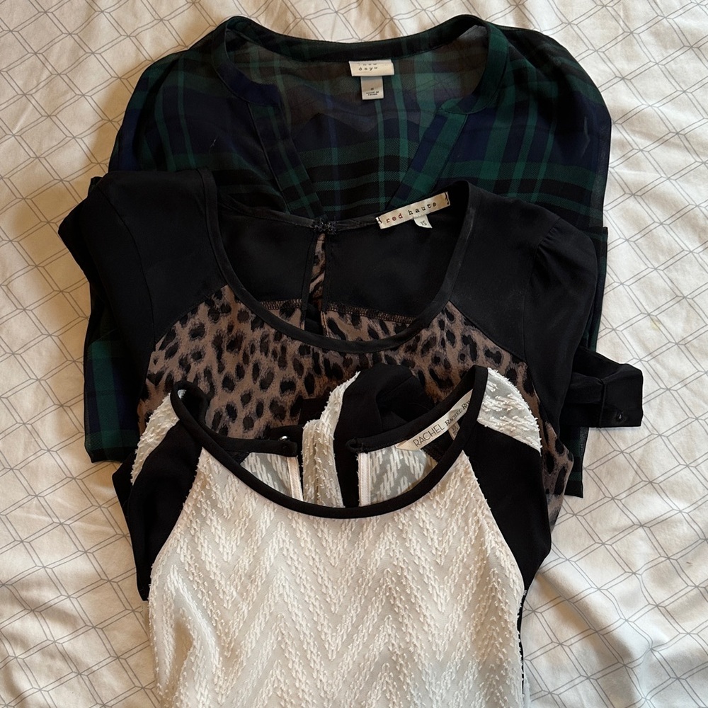 Stylish Women's Tops Collection - Black, White, Green